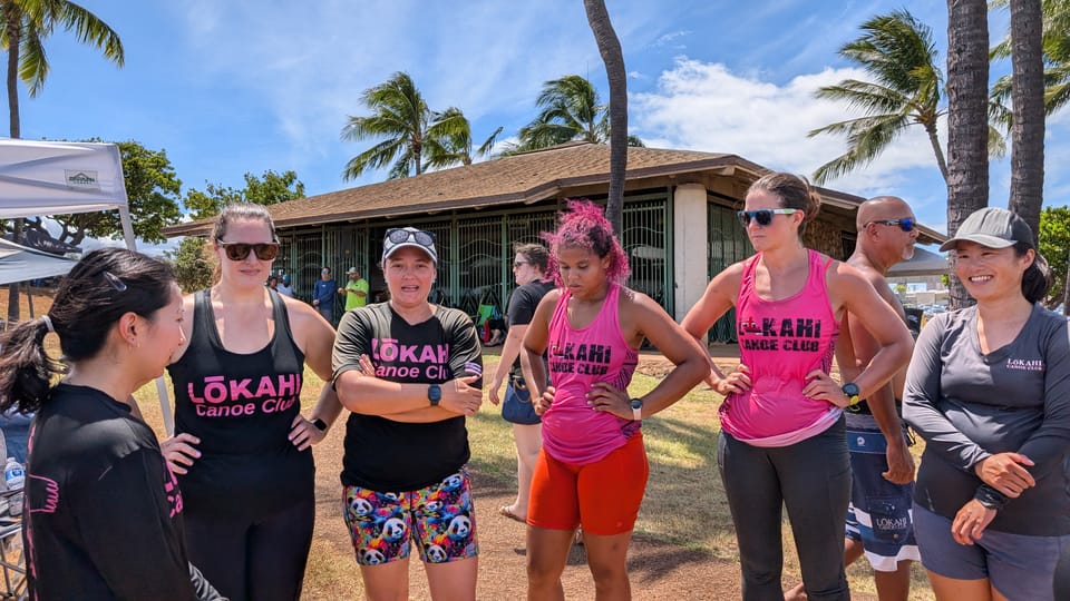 Lōkahi Women at Kalihi Kai Canoe Club Regatta 2025